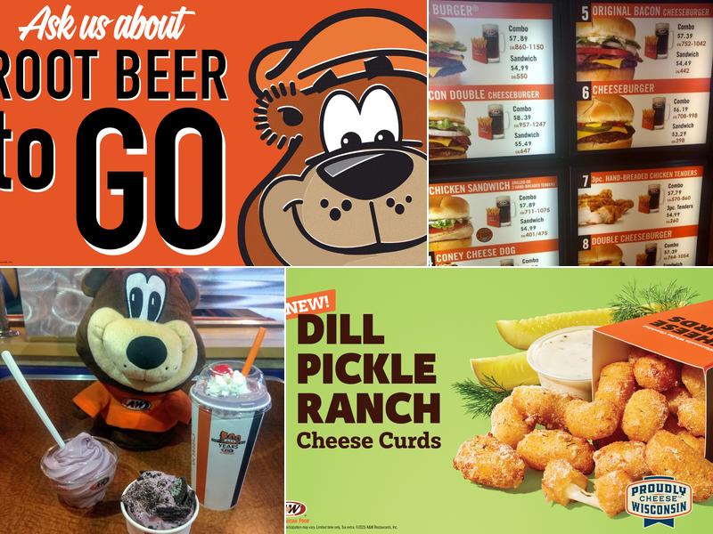 A&W Menu