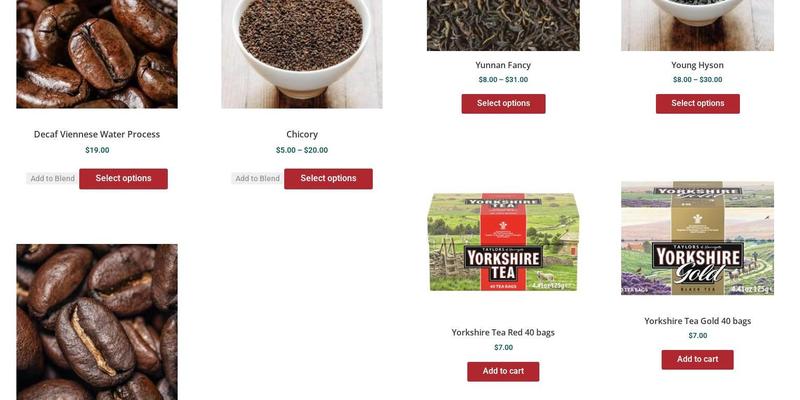 Anderson's Coffee Co Menu