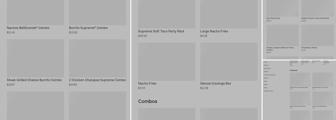 Taco Bell Menu