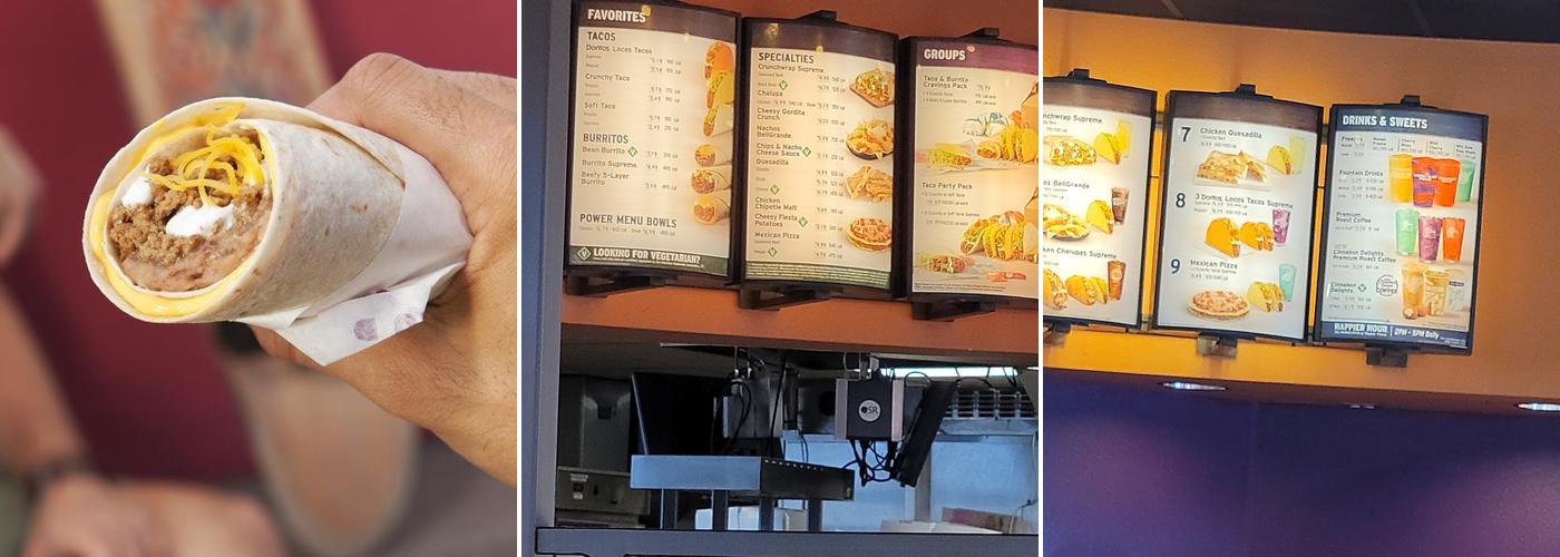 Taco Bell Menu