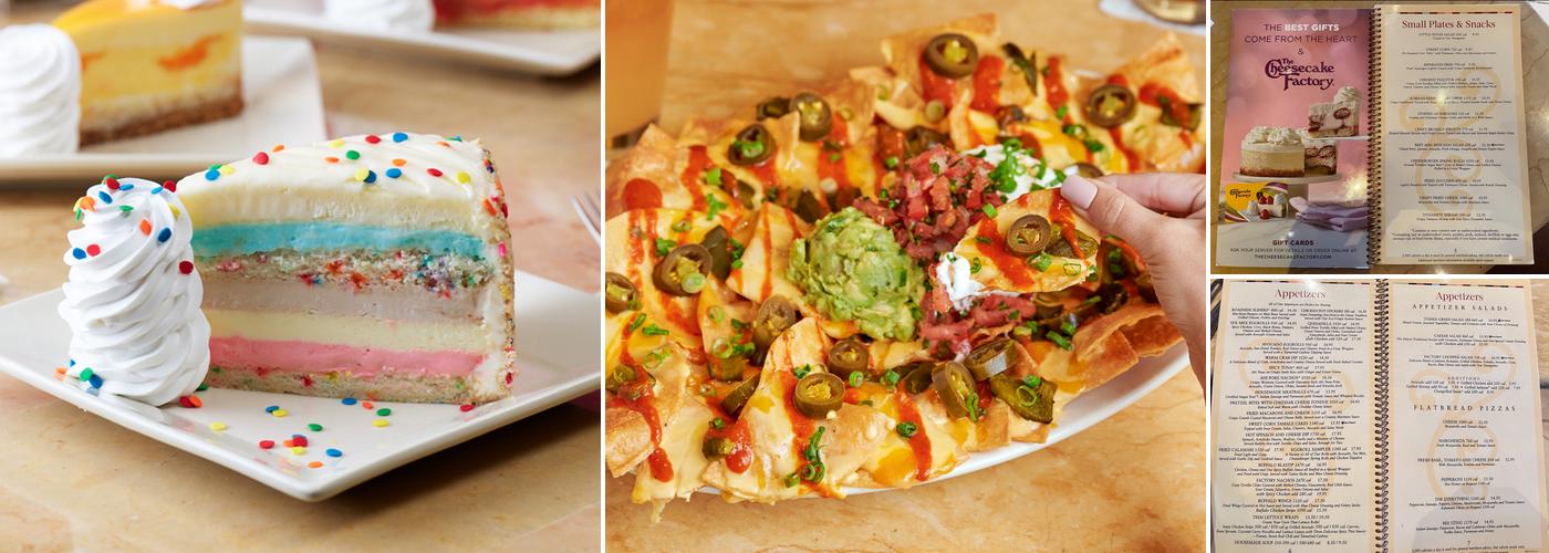 The Cheesecake Factory Menu