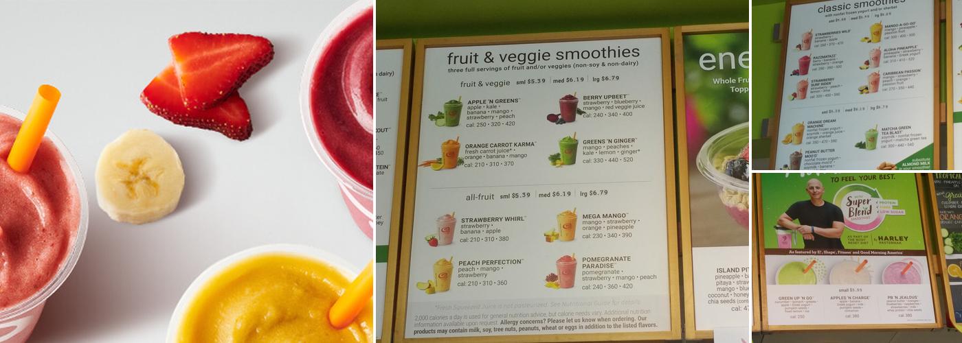 Jamba Menu