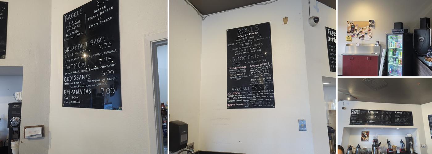 Jitters Espresso Menu