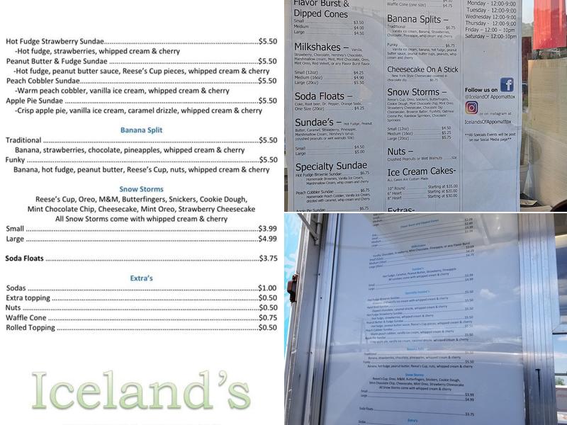Iceland's Menu