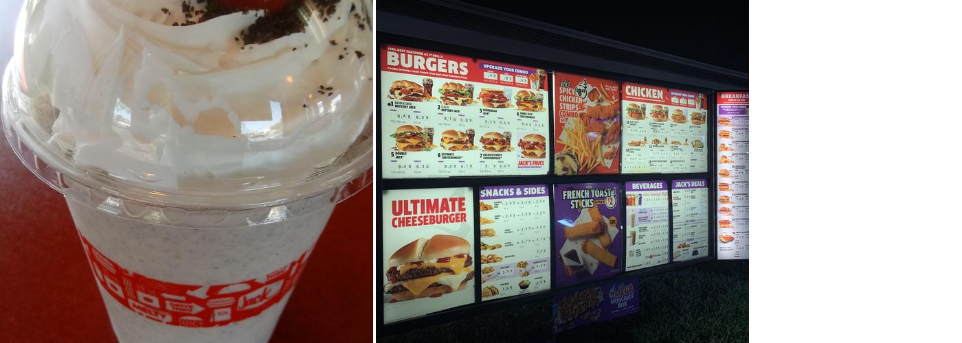 Jack in the Box Menu