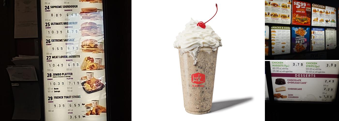 Jack in the Box Menu