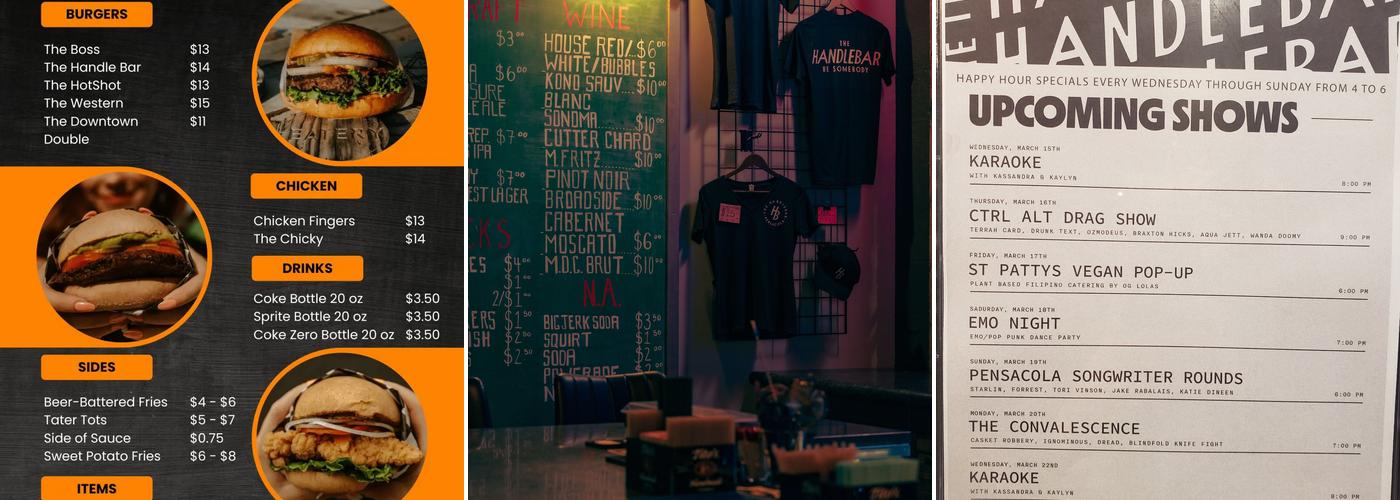 Handlebar Menu