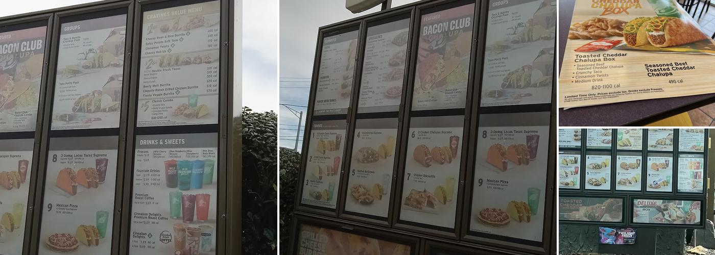 Taco Bell Menu