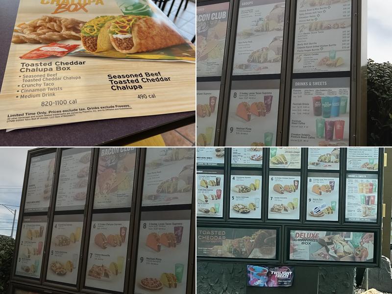 Taco Bell Menu