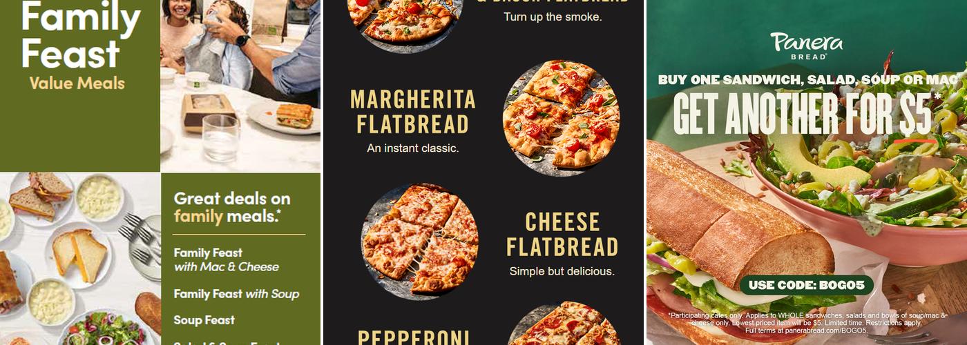 Panera Bread Menu