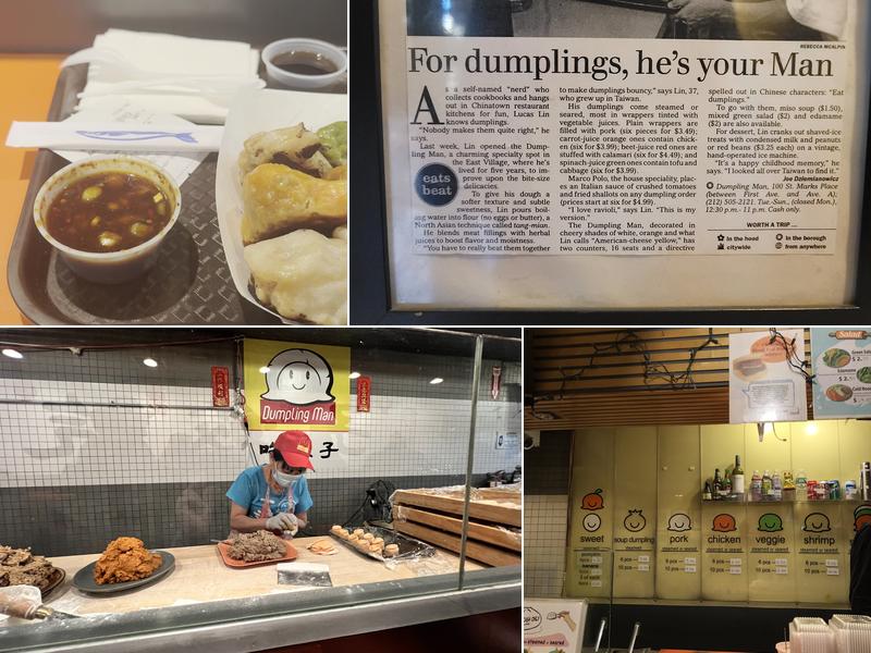 Dumpling Man NY Menu