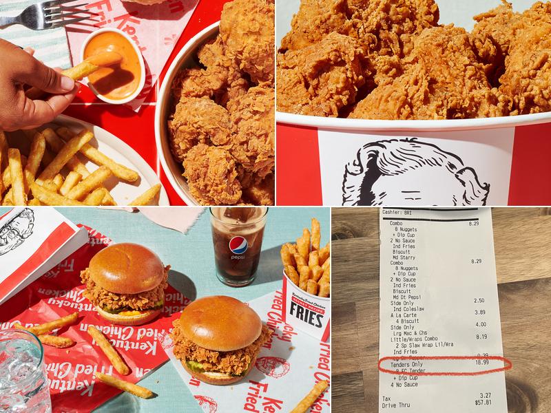 KFC Menu