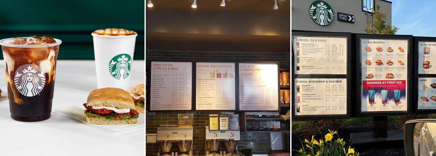Starbucks Menu