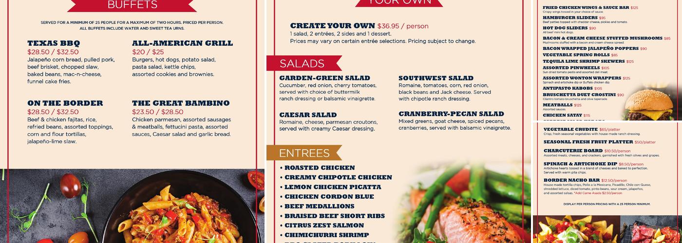 Wooftop Deck Menu
