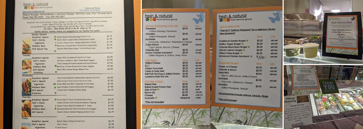 Broadway Cafe Menu