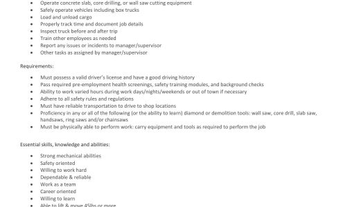 Centrie Concrete Cutting & Drilling LLC 11009 Hastings Rd, Clarksville Michigan 48815