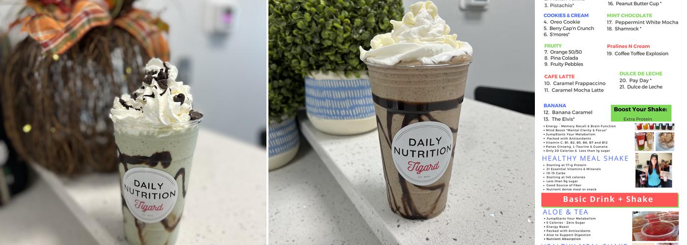 Daily Nutrition Tigard Menu