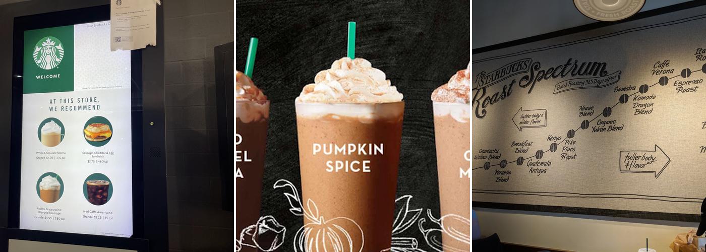 Starbucks Menu