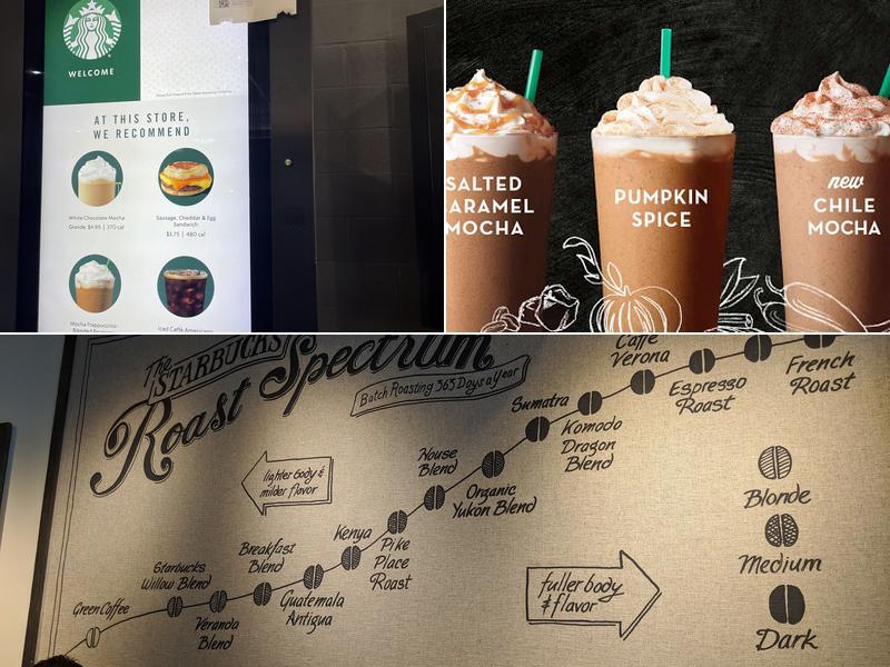 Starbucks Menu