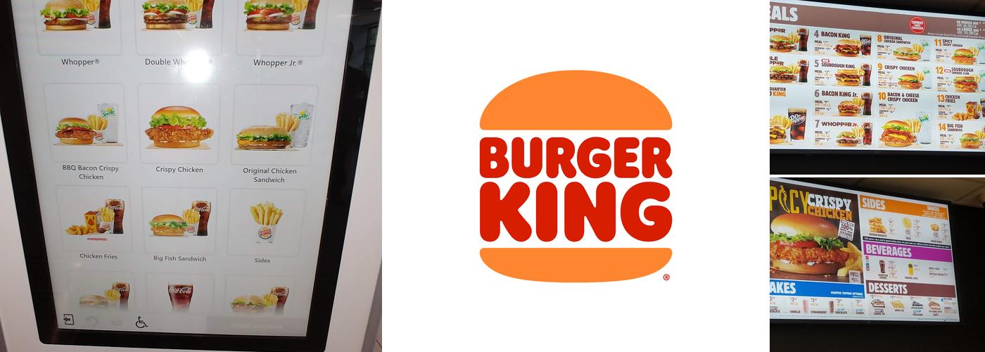 Burger King Menu