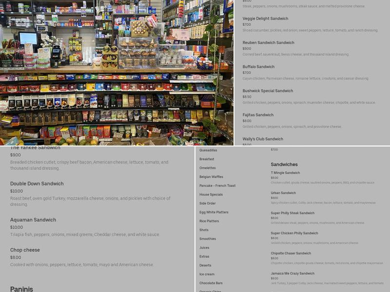 URBAN NATURE VALLEY MARKET Menu