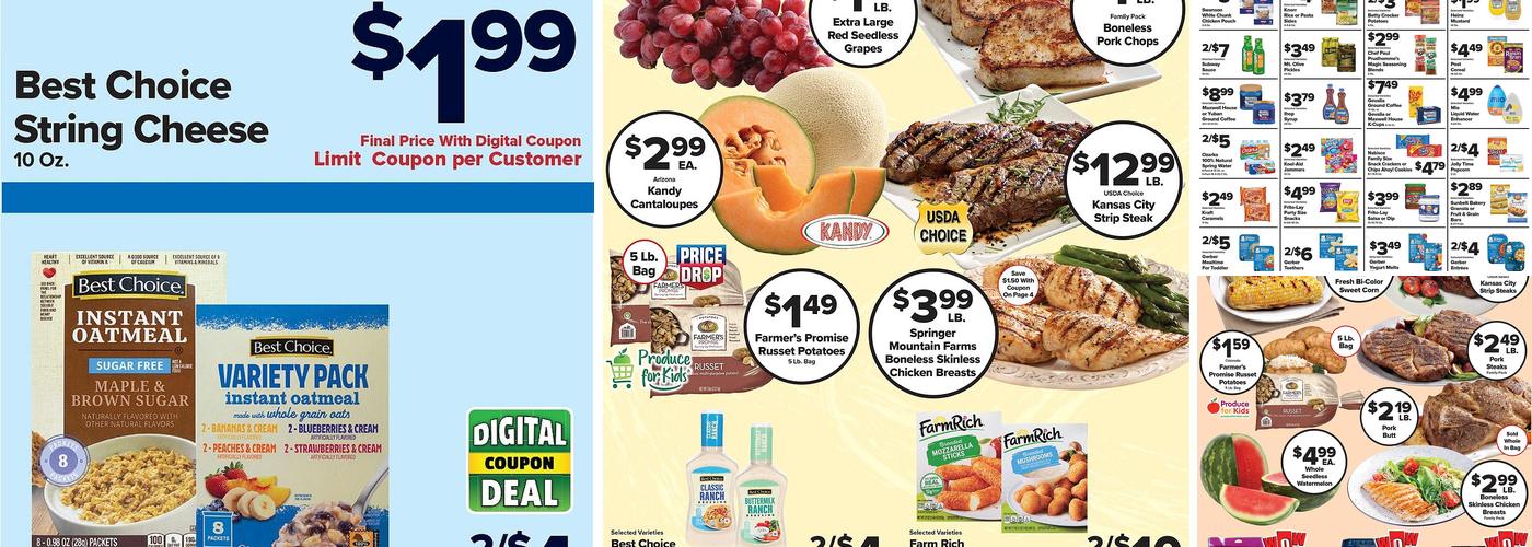 Main street Express Menu