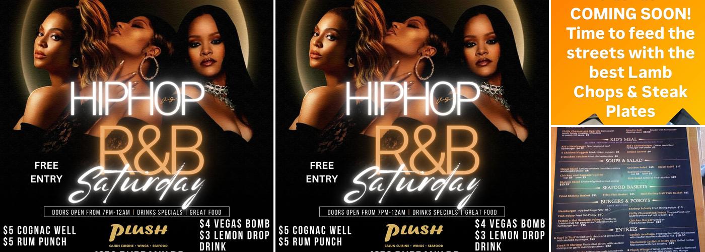 Plush Bar & Grill Menu