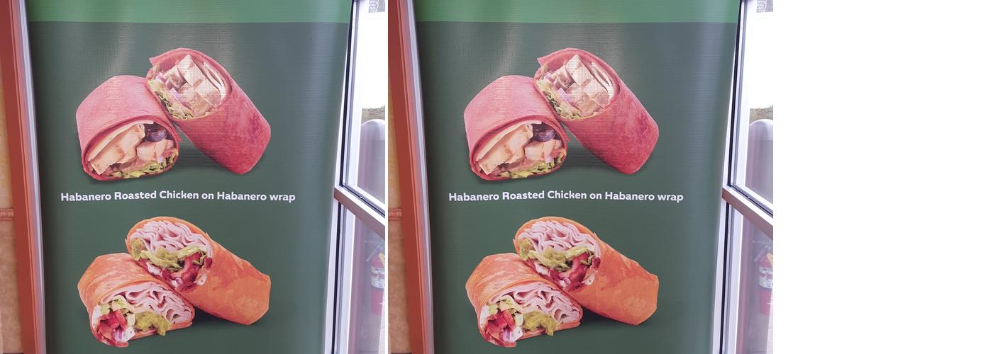 Subway Menu