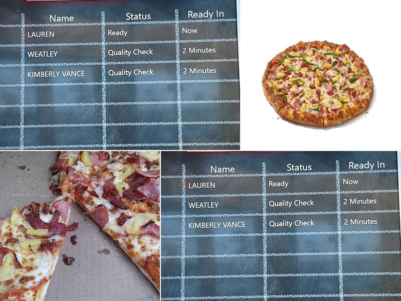 Domino's Pizza Menu