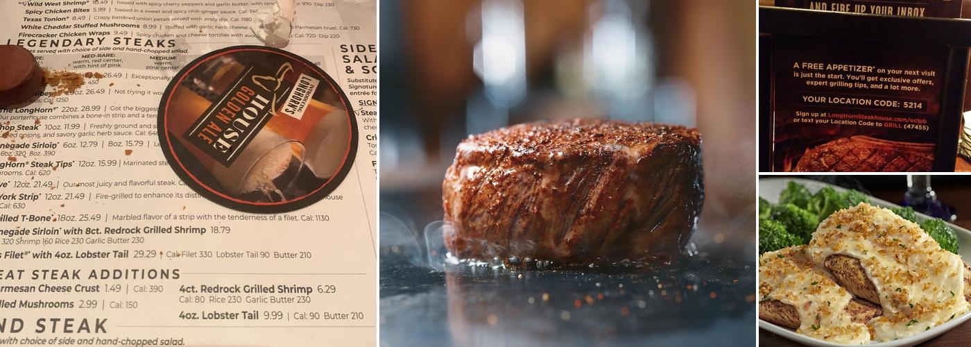 LongHorn Steakhouse Menu