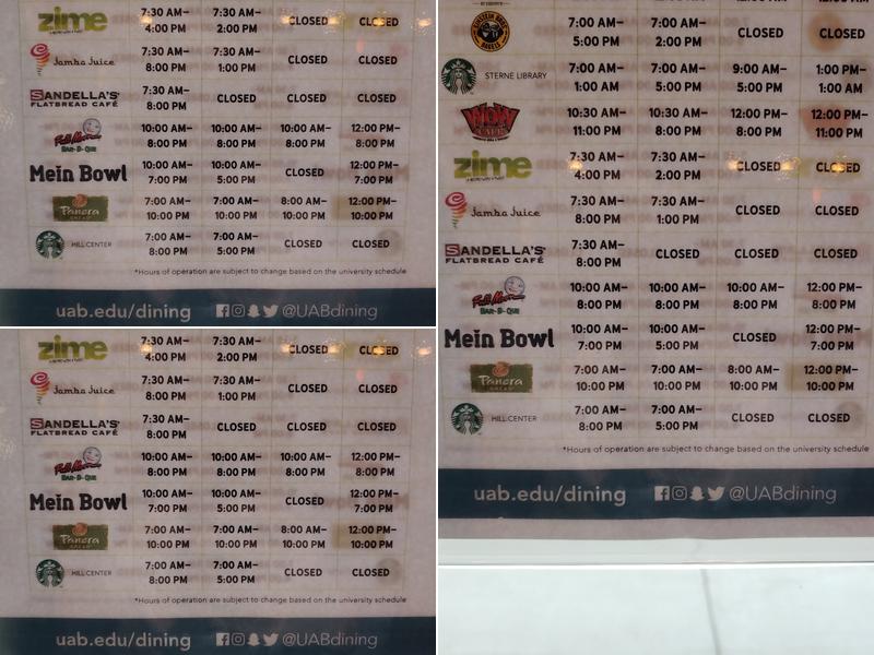 Starbucks Menu