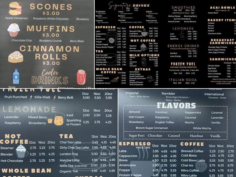 Fifty-Nine Grind Menu
