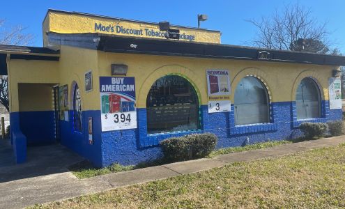 Moe’s discount tobacco and package