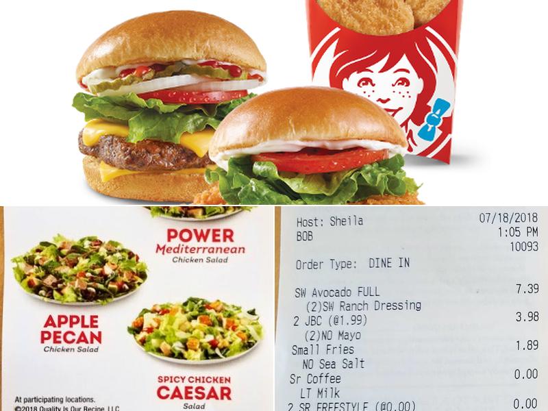 Wendy's Menu