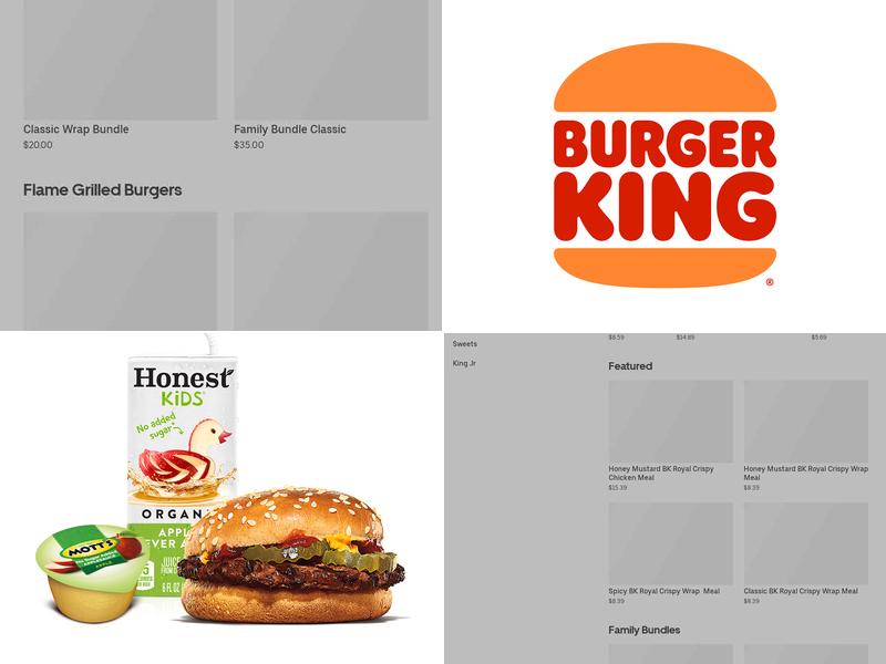 Burger King Menu