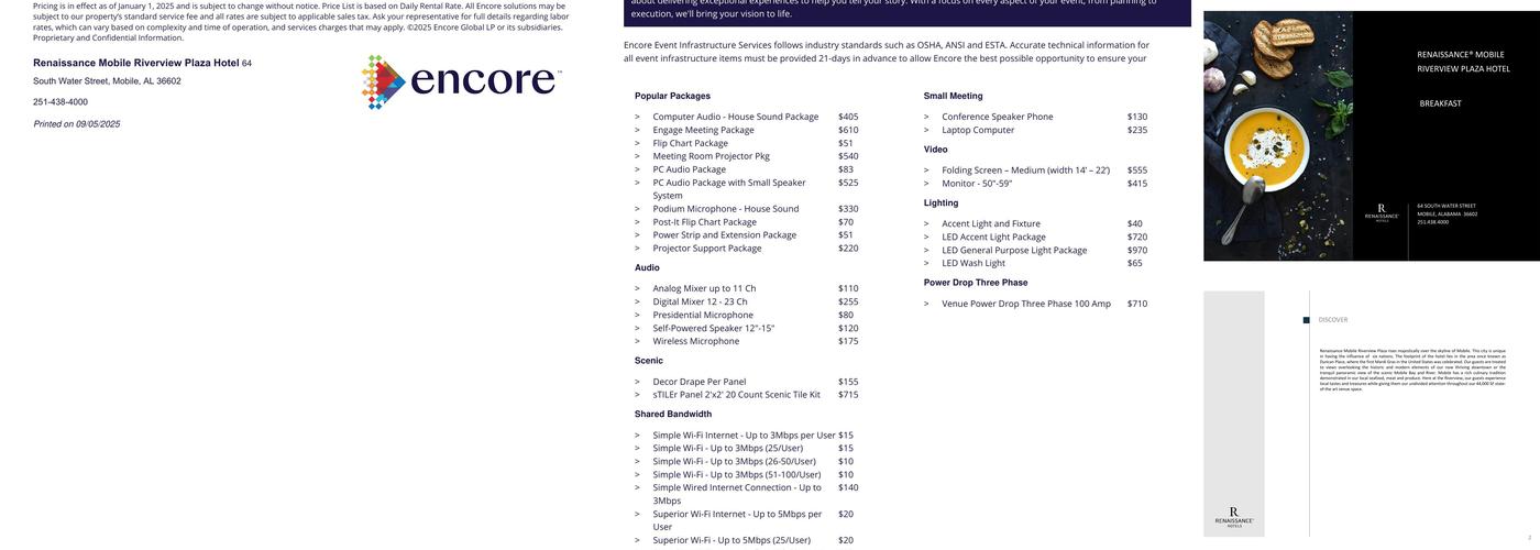 Royal Street Market Menu