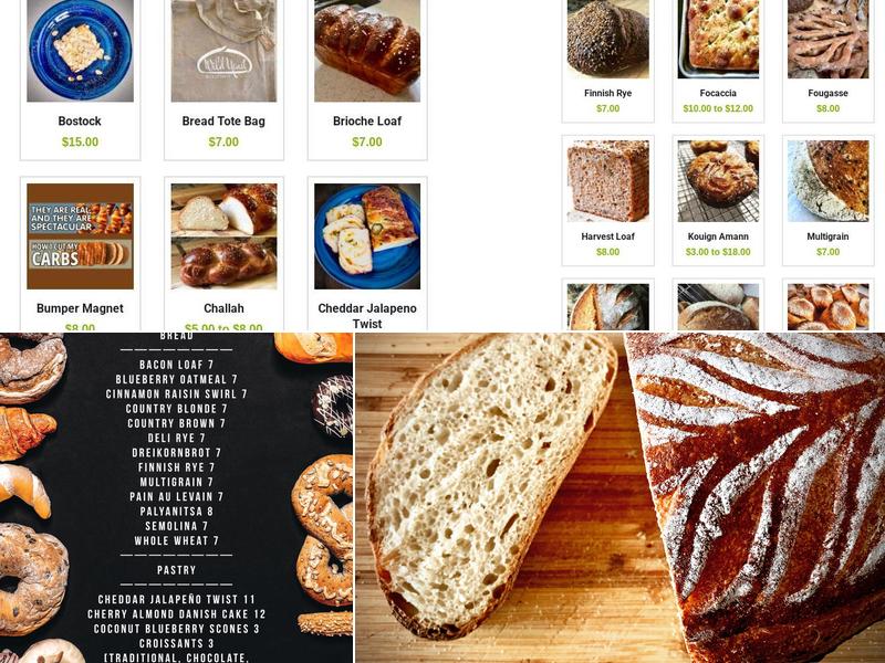 Wild Yeast Kitchen Menu