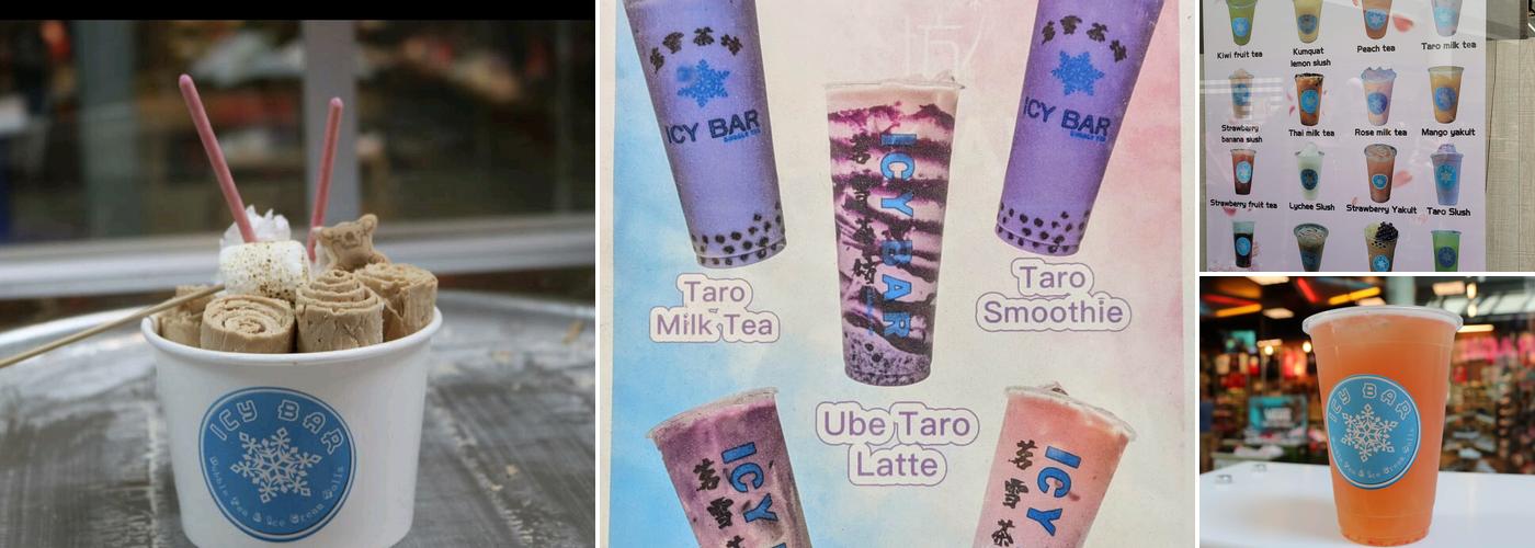 Icy Bar Bubble Tea Menu