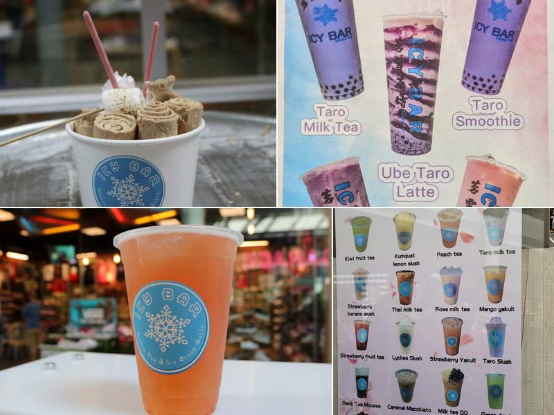 Icy Bar Bubble Tea Menu