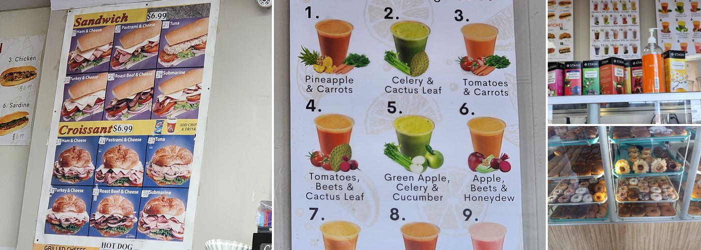 Penguin Donuts Menu