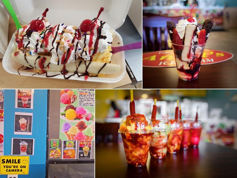 Angel’s Ice Cream Menu