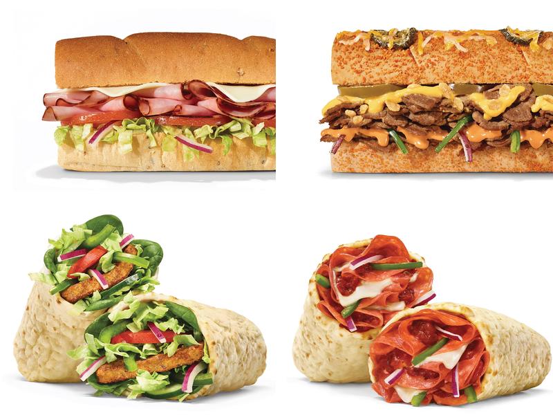 Subway Menu