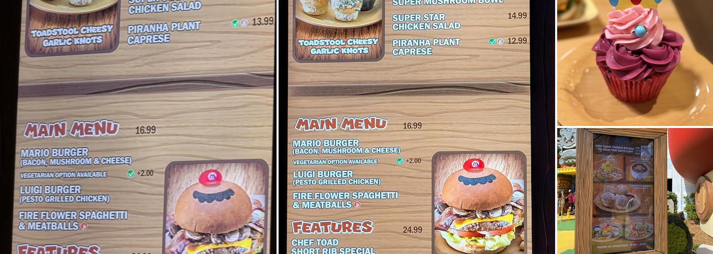 Toadstool Cafe Menu