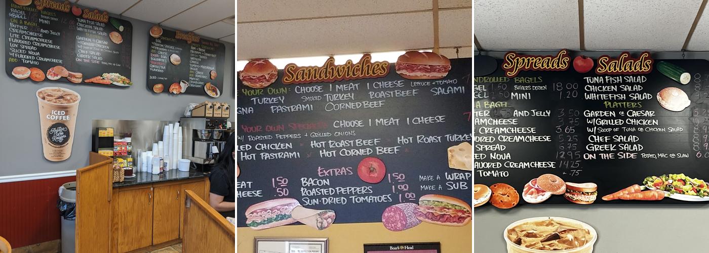 O'Bagel Bagelry & Deli Menu