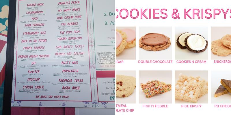 Fixxology Drinks Menu