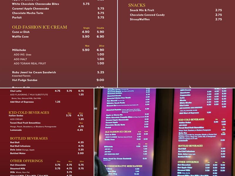 Sips Coffee & Tea Bar Menu