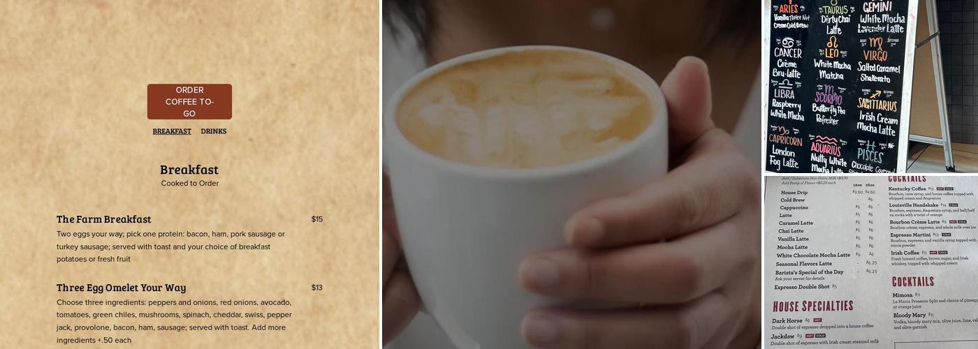 Jackdaw Coffee & Bourbon Bar Menu