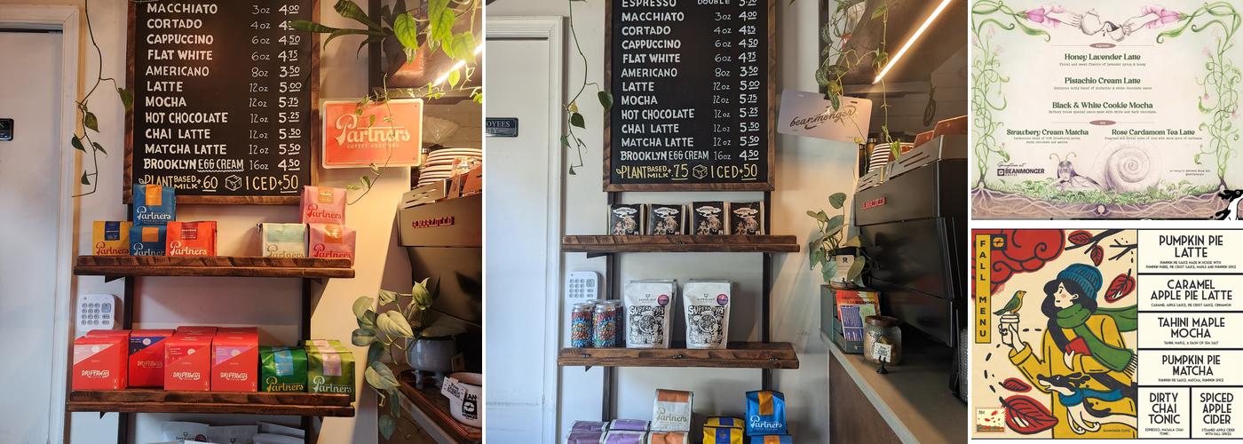 Beanmonger Coffee Menu