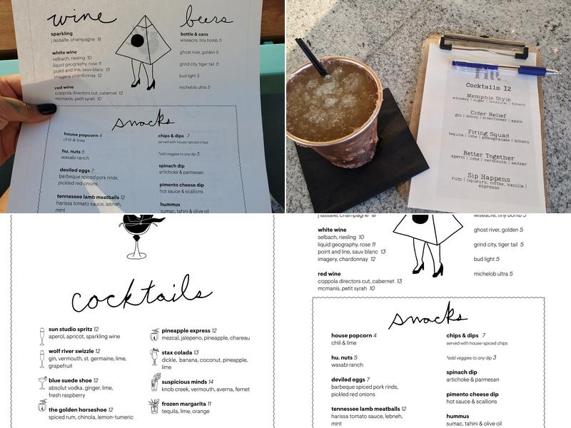 Hu. Roof Menu