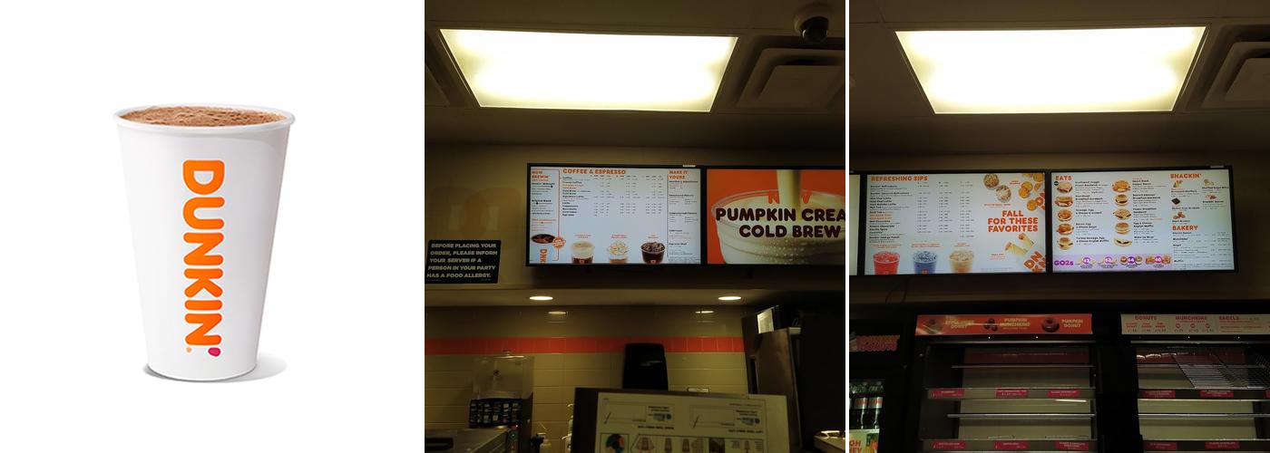Dunkin' Menu
